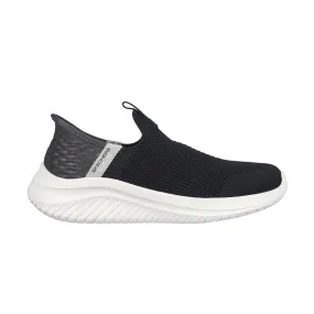 SKECHERS SLIP INS ULTRA FLEX 3.0 BLACK/WHITE - KIDS