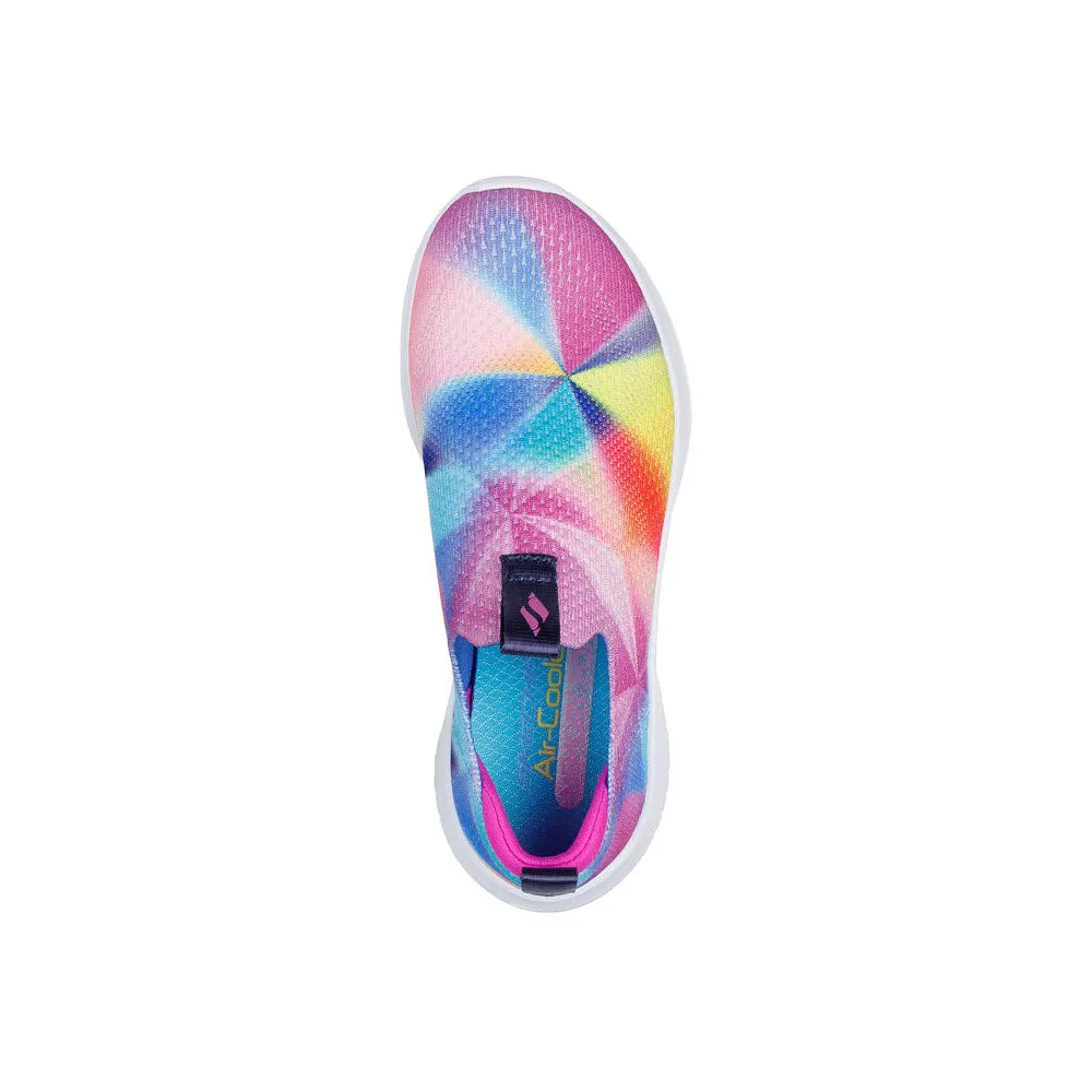 SKECHERS ULTRA FLEX 3.0 KALEIDOSCOPE PINK MULTI - KIDS