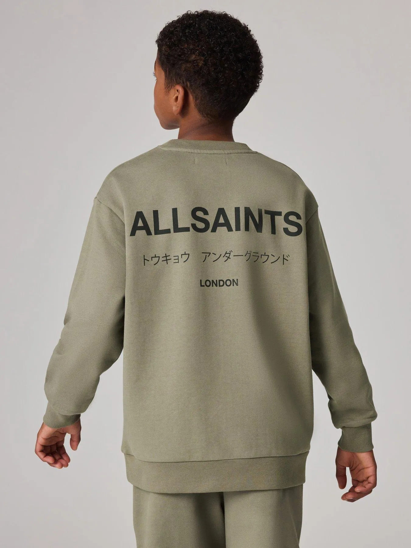 smALLSAINTS Kids Logo Sweatshirt - Khaki