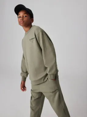 smALLSAINTS Kids Logo Sweatshirt - Khaki