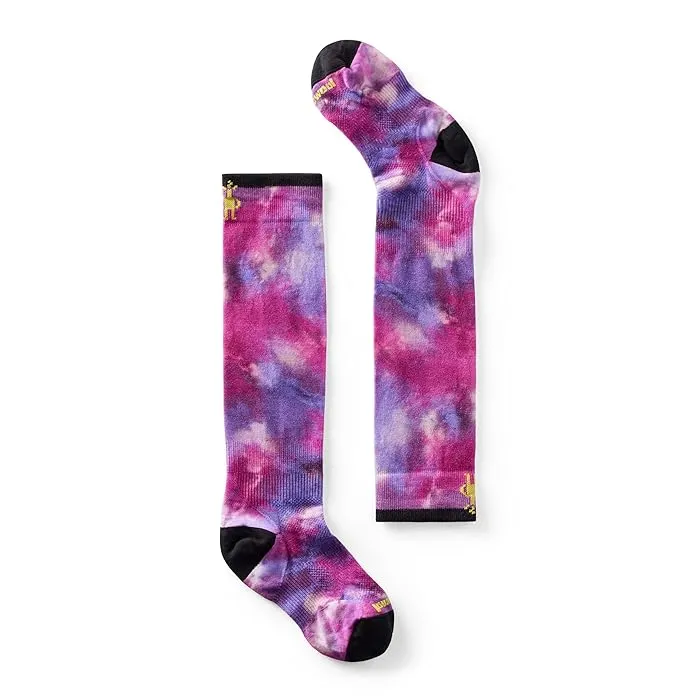 Smartwool Kids Ski Zero Cushion Tie-Dye Print Over-the-Calf Socks (Little Kids/Big Kids)