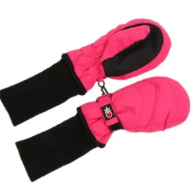 SNOWSTOPPERS KIDS NYLON MITT FUSCHIA