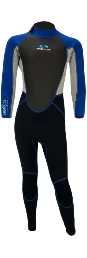 SOLA STORM KIDS 3/2 WETSUIT BACKZIP