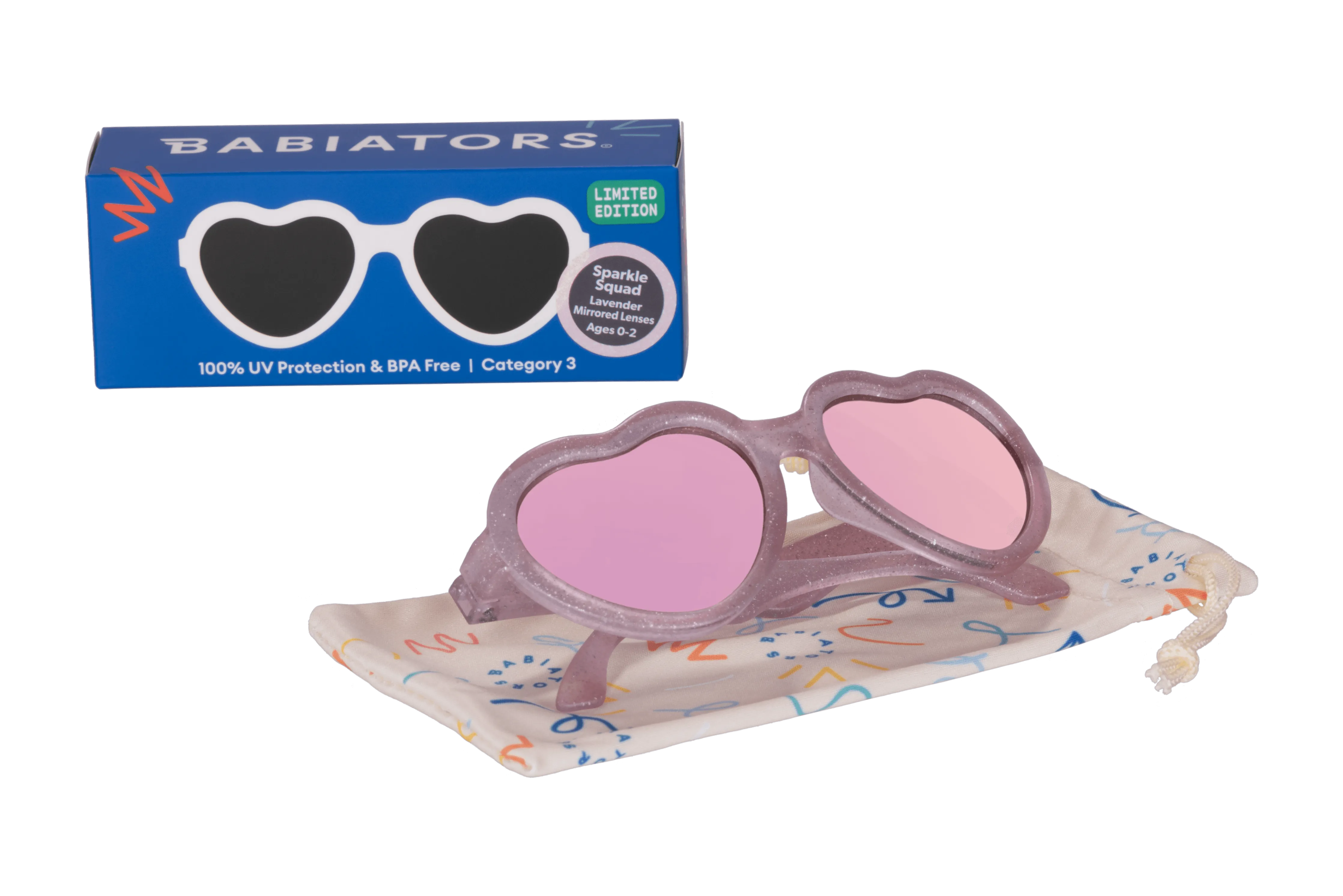 Sparkle Squad Heart Kids Sunglasses