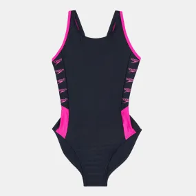 Speedo Kids' Boom Splice Muscleback One-Piece Swimsuit (Older Kids)