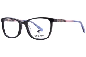 Sperry Juneau Eyeglasses Youth Kids Girl's Full Rim Oval Shape