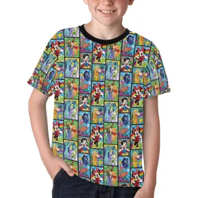 Stained Glass Characters Kids' T-shirt