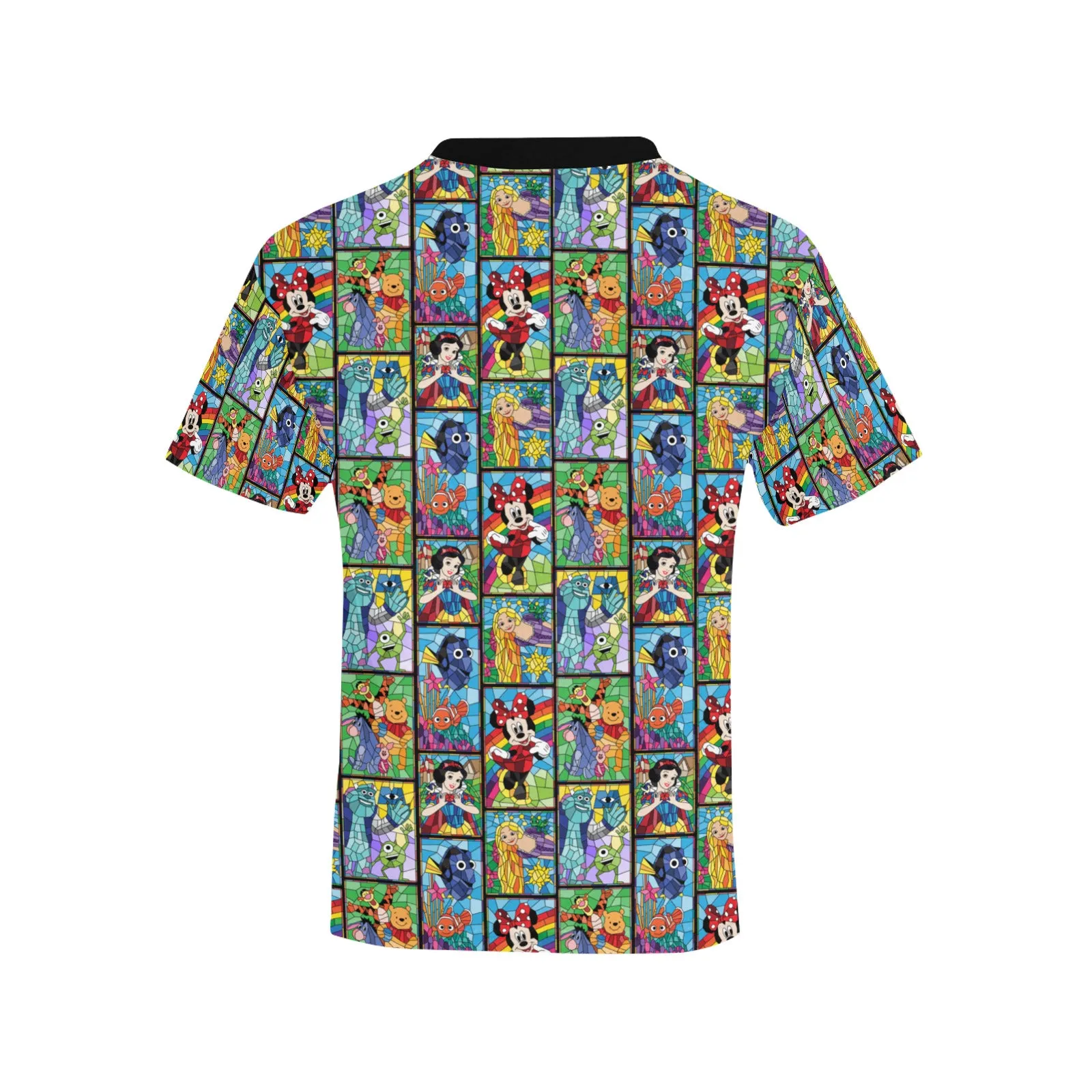 Stained Glass Characters Kids' T-shirt