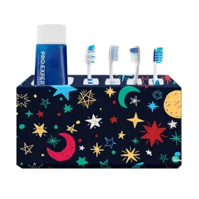 Stars Printed Metal Kids Bathroom Organizer for Toothbrush Online