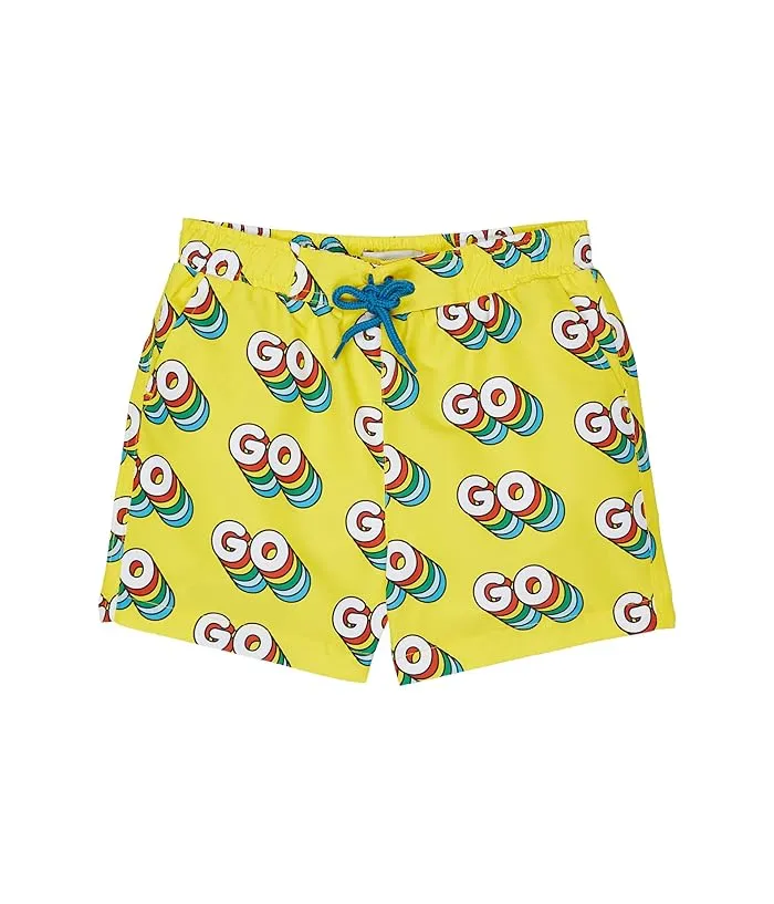 Stella McCartney Kids Go Swim Shorts (Toddler/Little Kids/Big Kids)