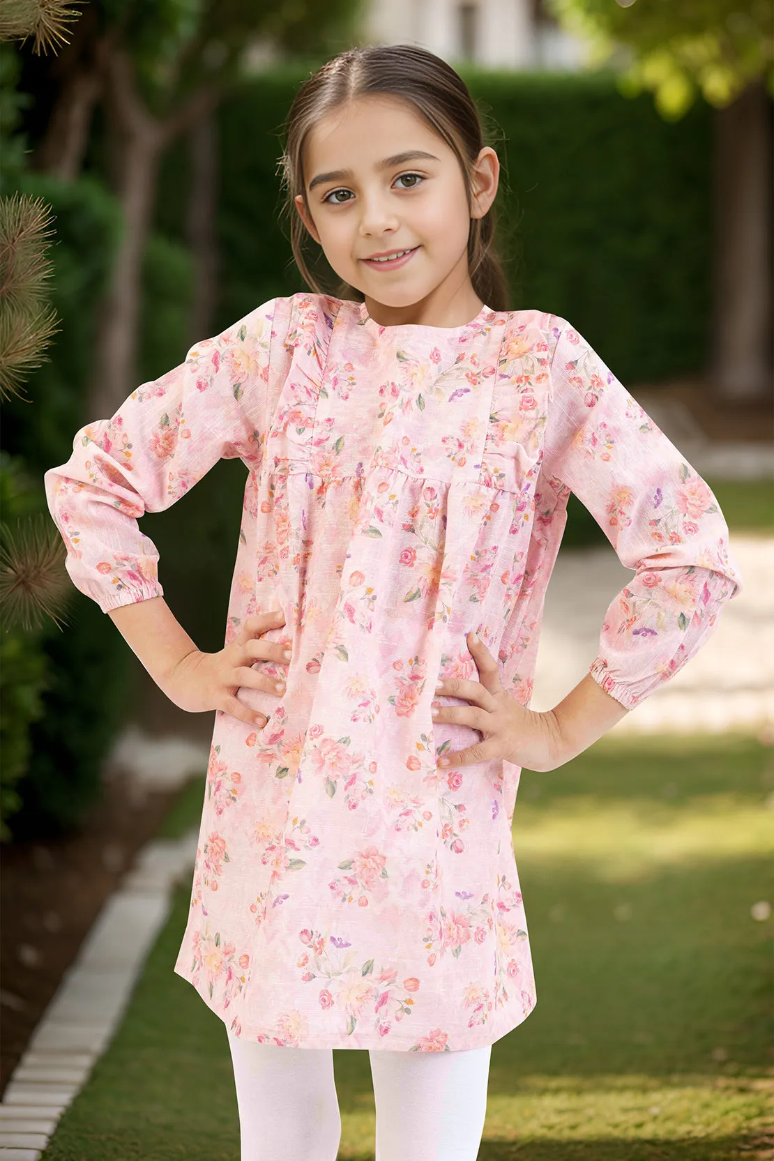 Stitched Khaddar Shirt For Kids