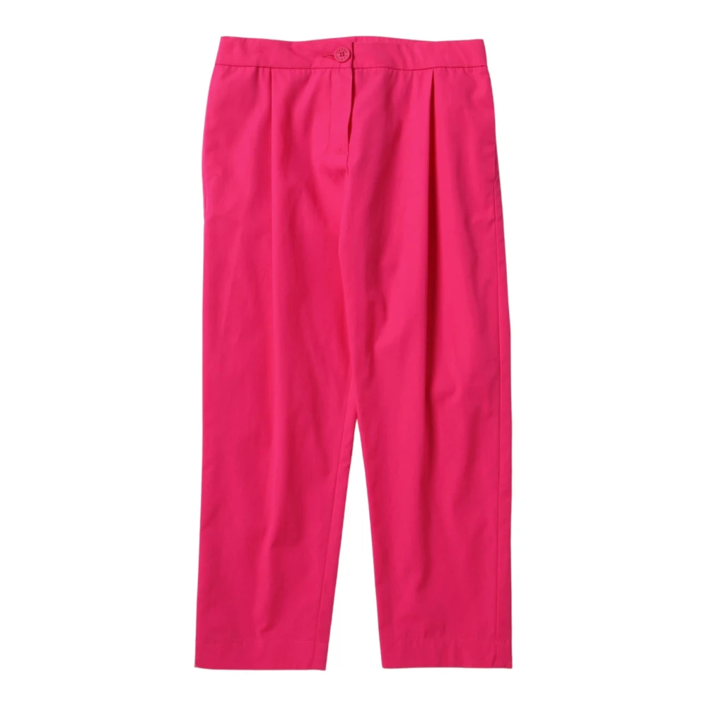 Straight Cut Fuchsia Pants