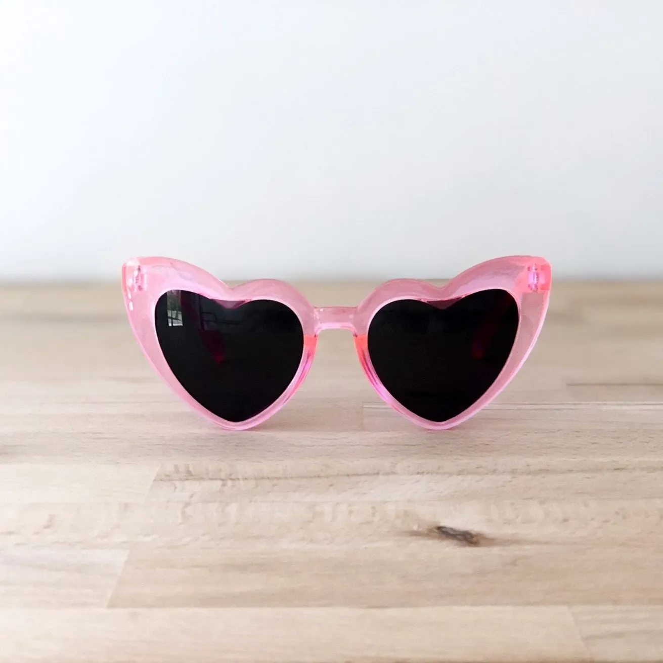 Sunglasses heart Pink flamingo one pair left