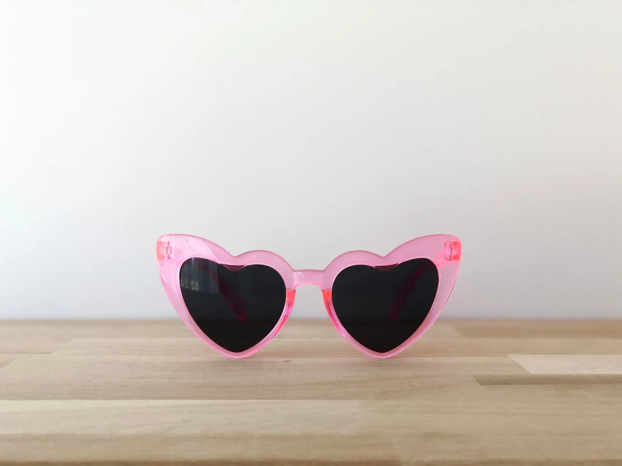 Sunglasses heart Pink flamingo one pair left