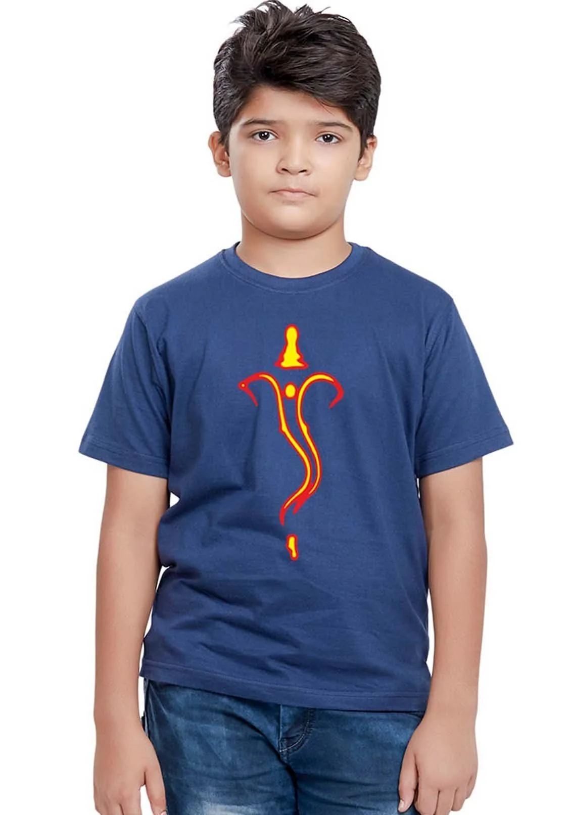 Symbolic Ganesh Kids T-Shirt