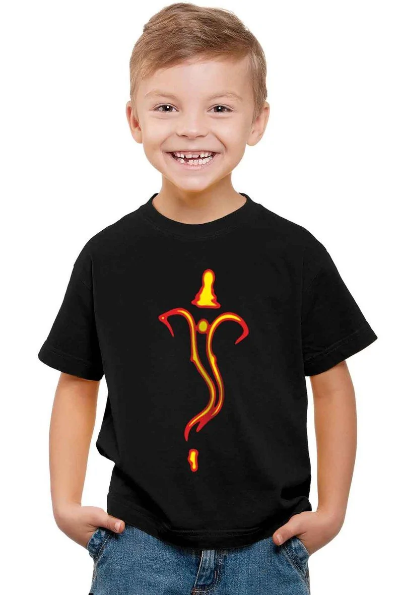 Symbolic Ganesh Kids T-Shirt