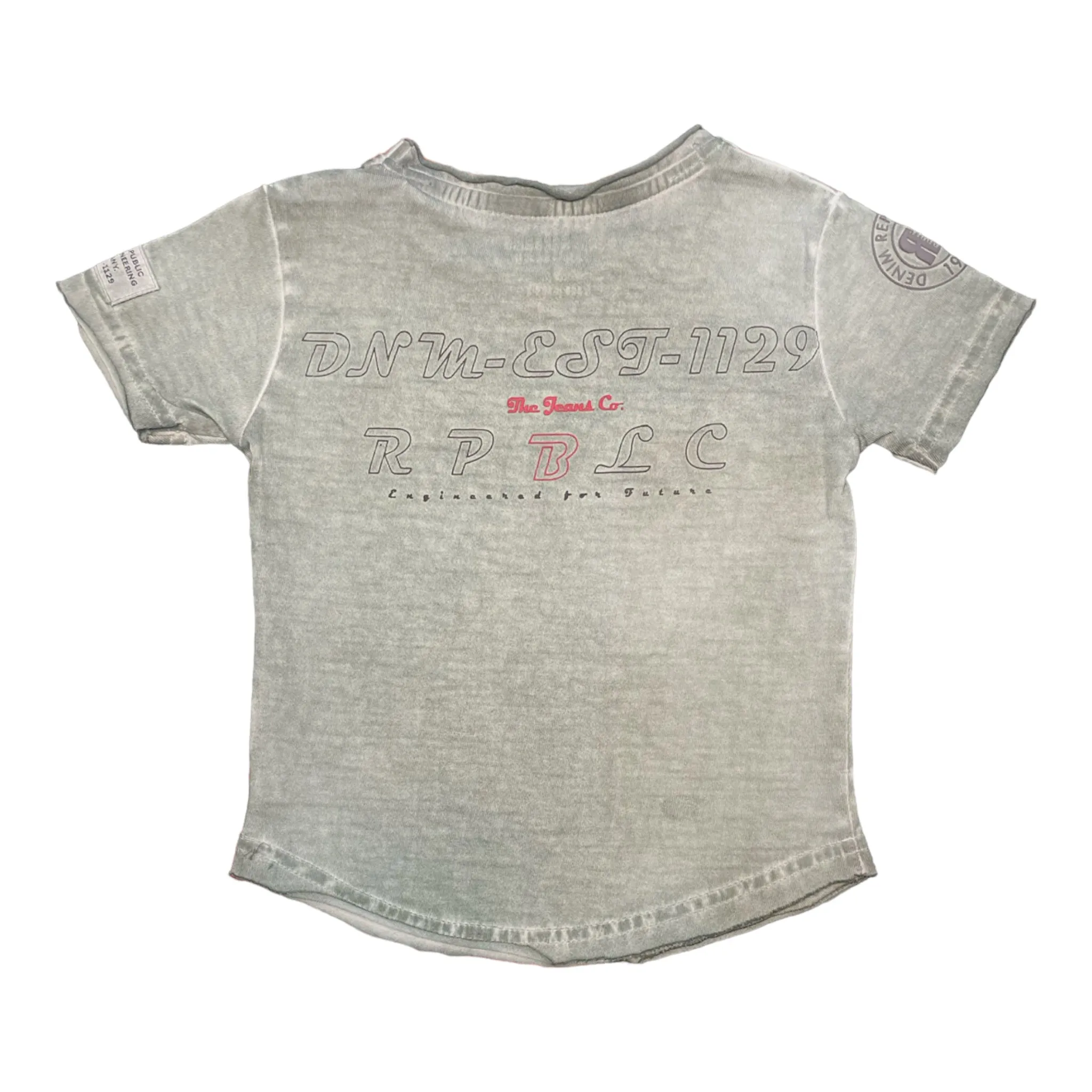 T-Shirts Kids Olive  #K-SPRAYED