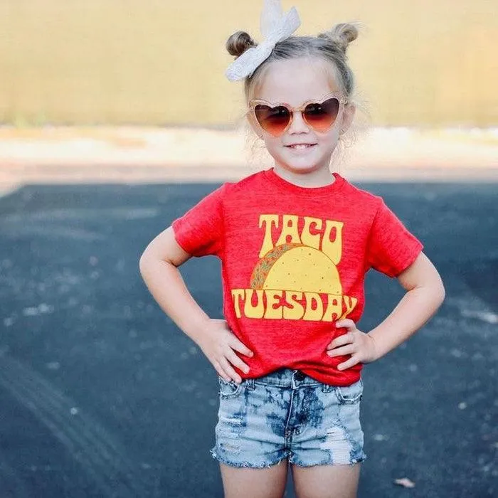 Taco Tuesday Kids Tee Shirt