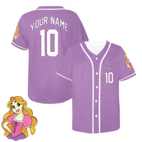 Tangled Punzy Customizable Jersey (Adults And Kids Sizes)