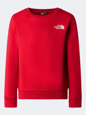 The North Face Teen Box Nse Kids Lifestyle Sweatshirt Red