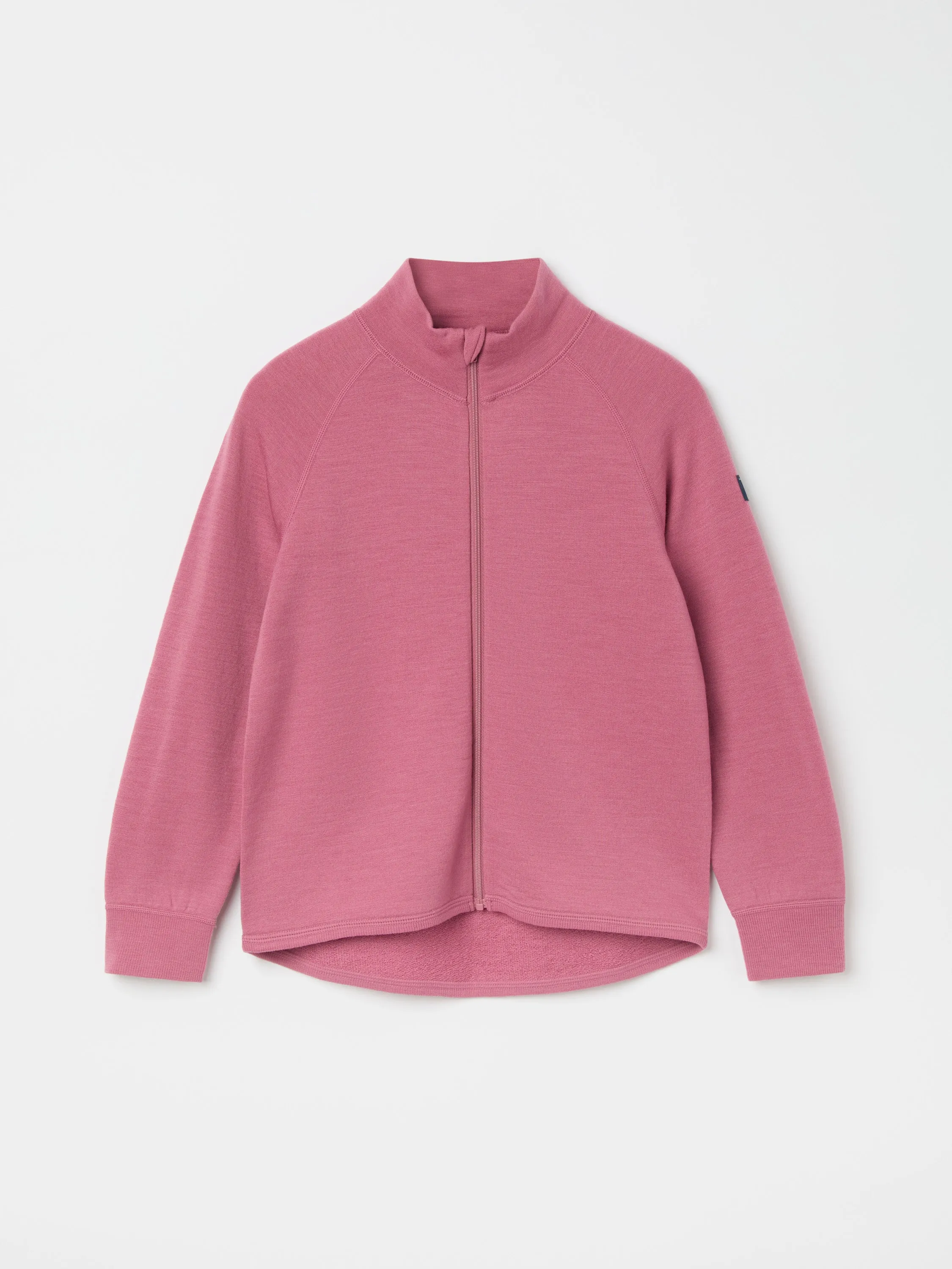 Thermal Terry Merino Kids Zip Top