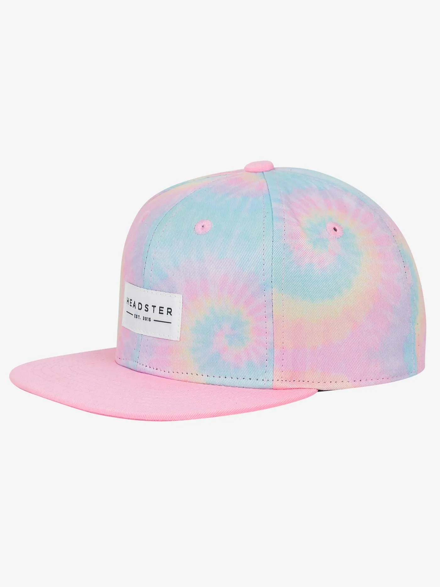 Kids Pink Tie-Dye Snapback Hat