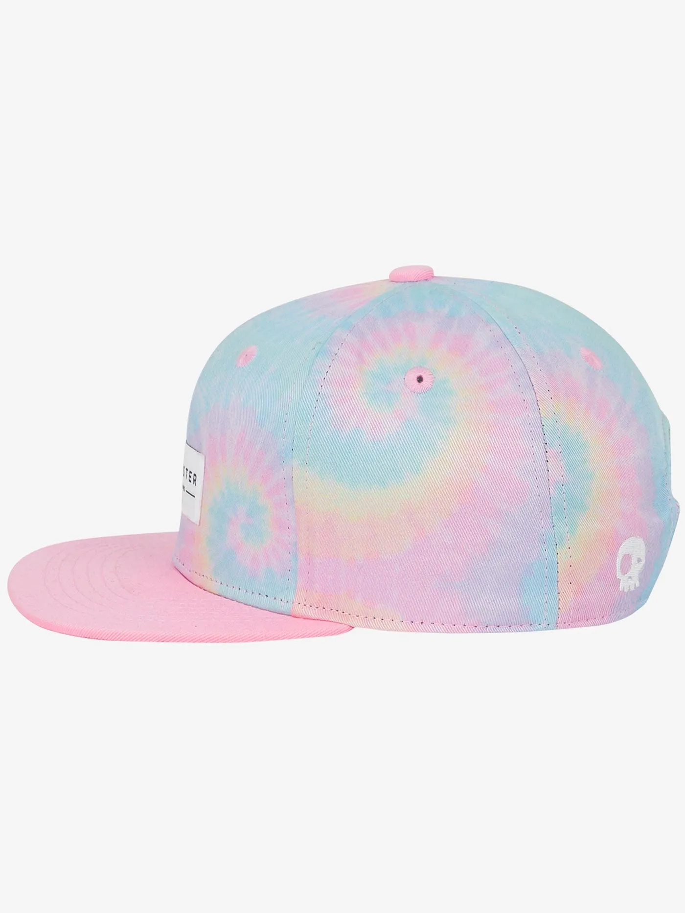 Kids Pink Tie-Dye Snapback Hat