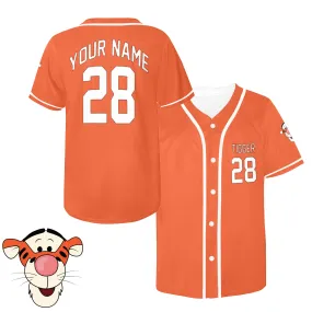 Tigger Customizable Jersey (Adults And Kids Sizes)