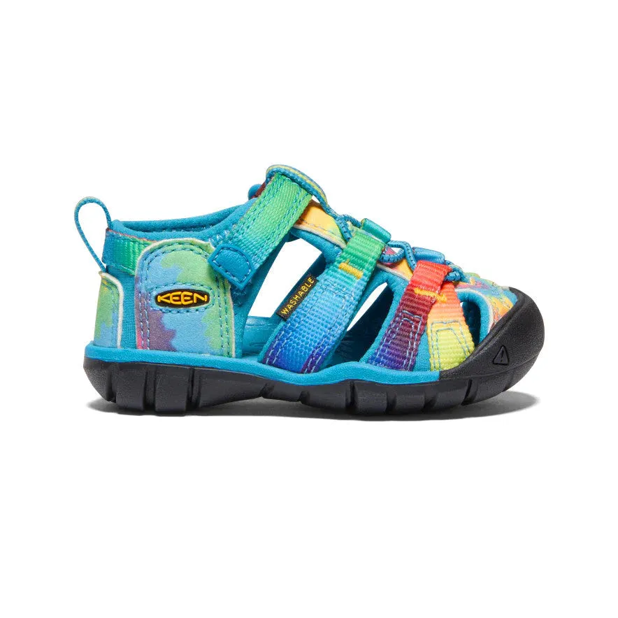 Toddler Sandal - Keen Seacamp II CNX in Vivid Blue/Original Tie Dye