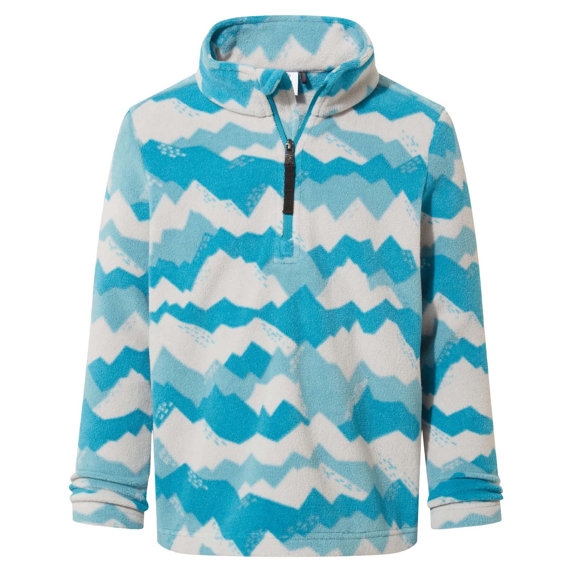 Toffolo Kids ZipNeck Fleece - Mosaic Mountain Print