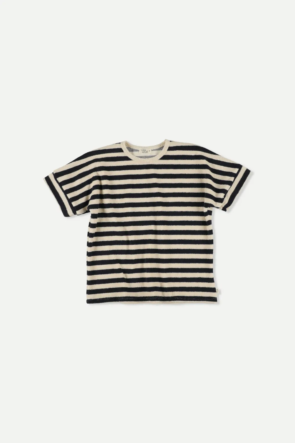 Navy Stripes Toweling Shirt