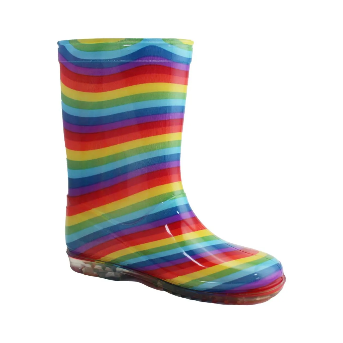 TRAIL KIDS GUMBOOT RAINBOW 