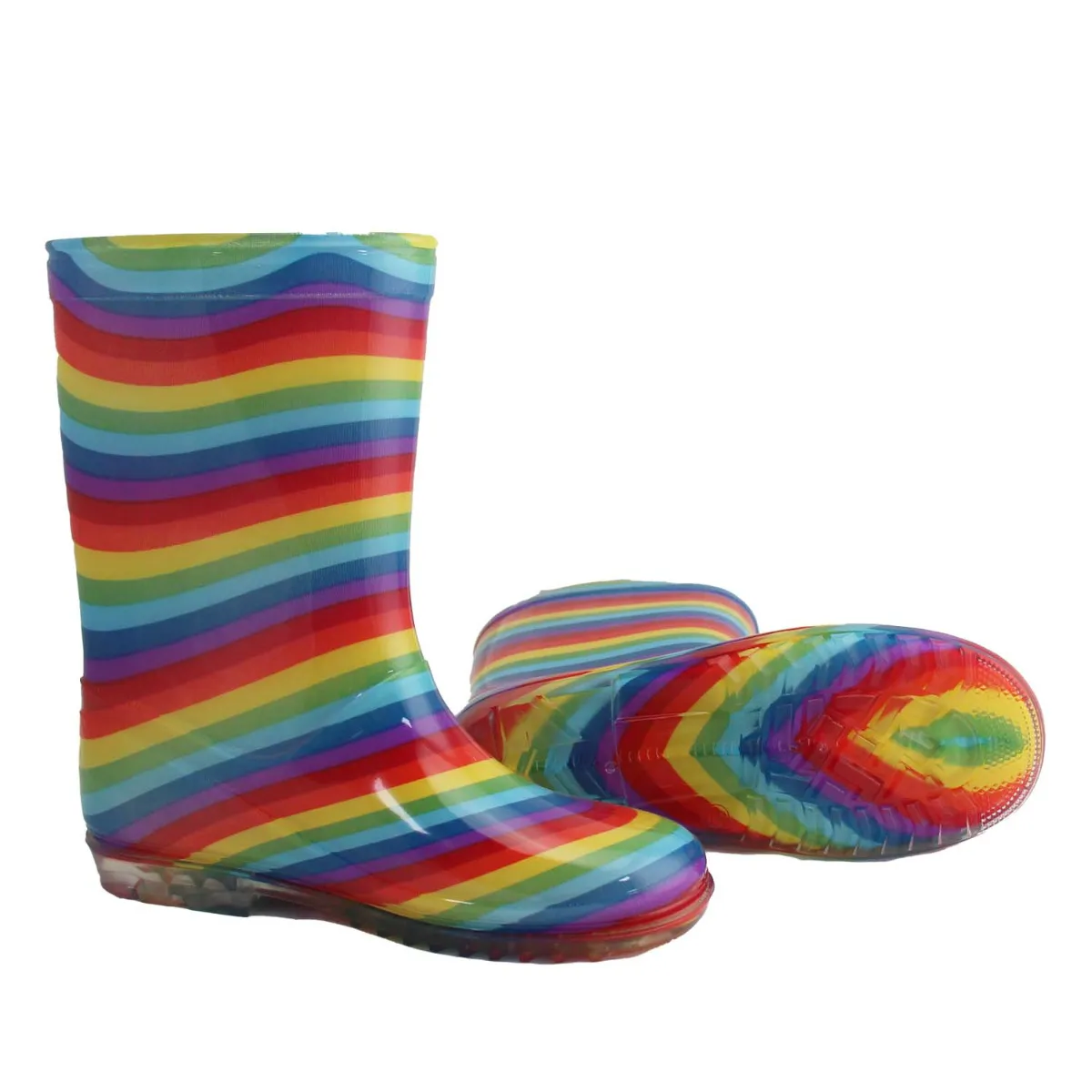 TRAIL KIDS GUMBOOT RAINBOW 