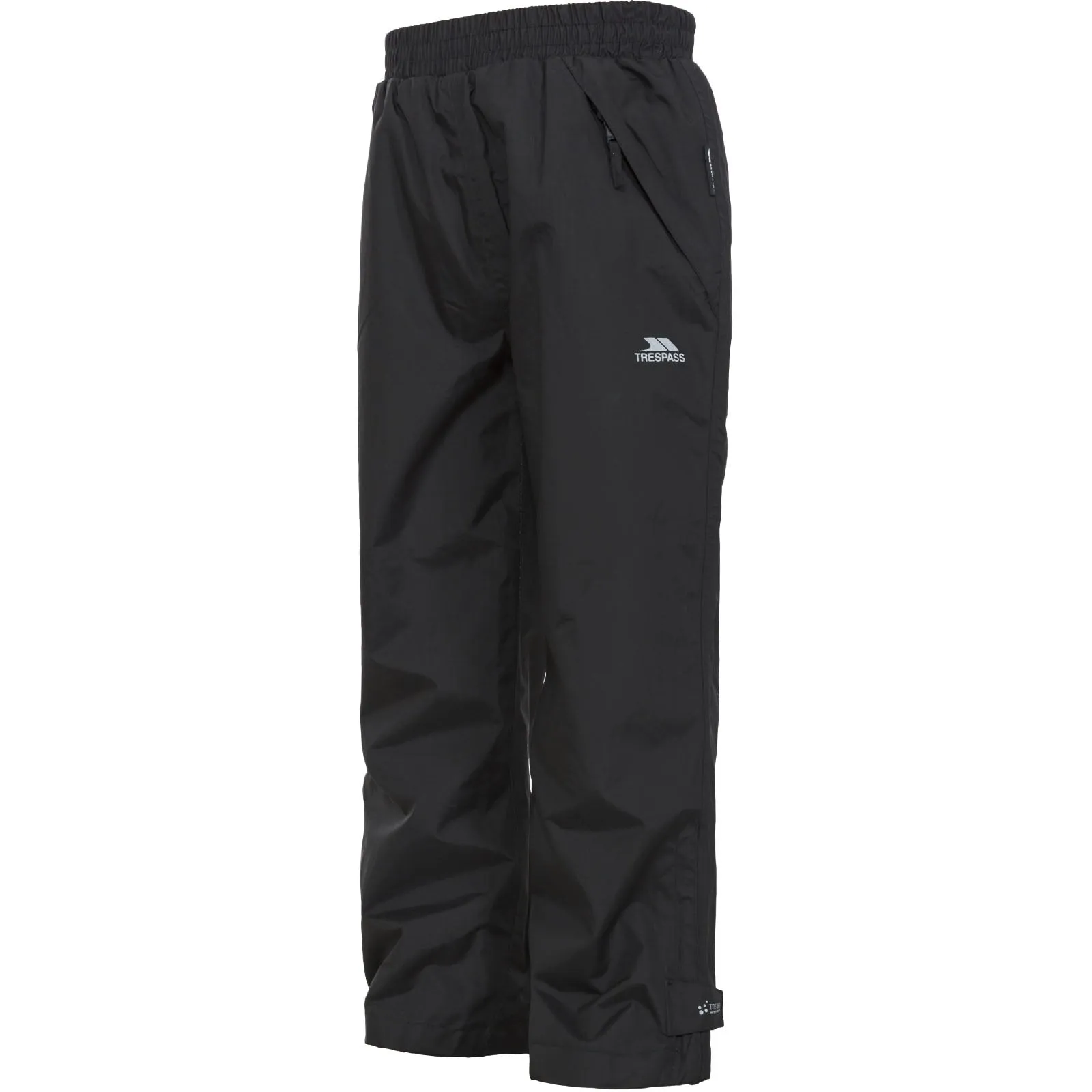 Trespass Kids Echo Walking Waterproof Trousers Bottoms - Black