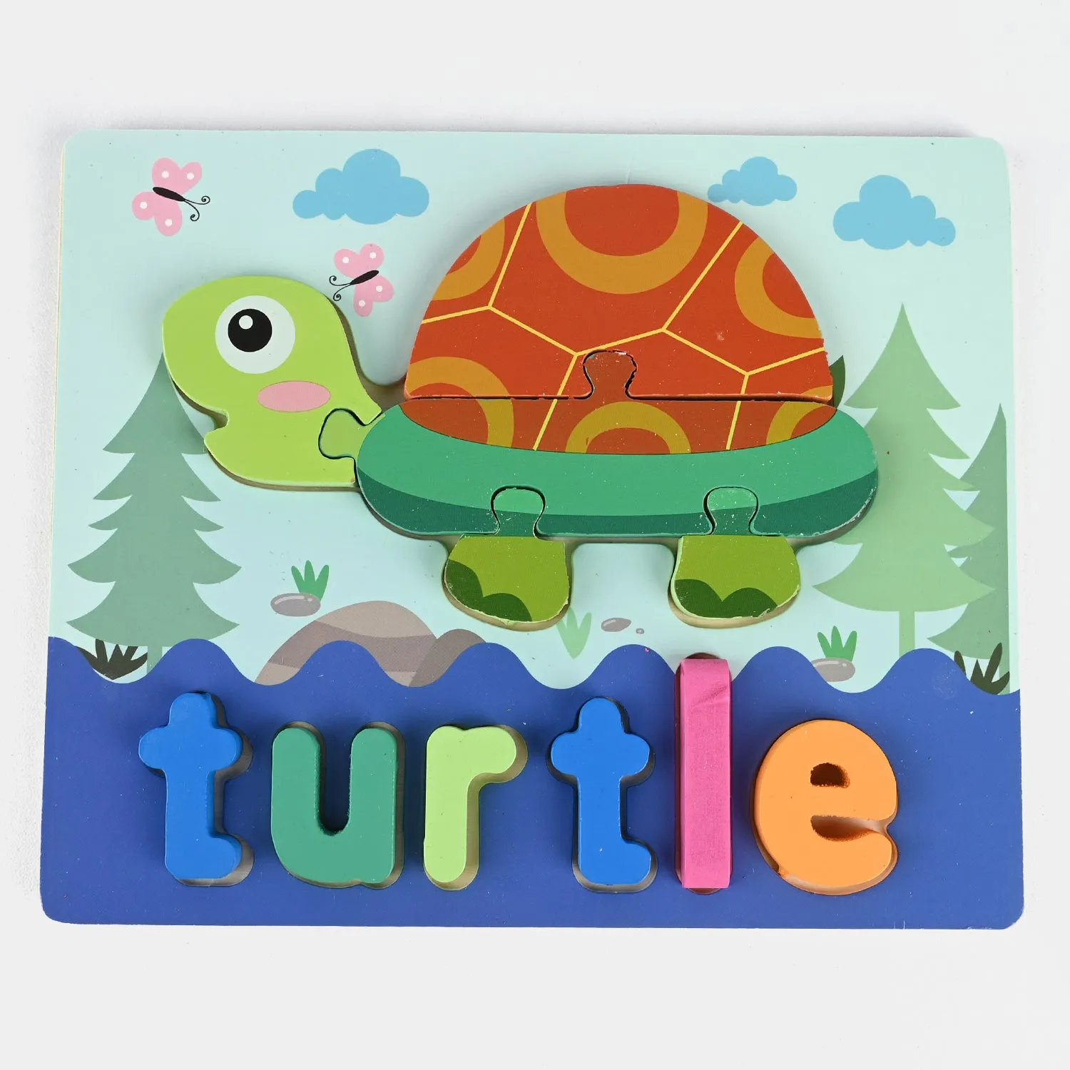 Wooden Turtle Puzzle