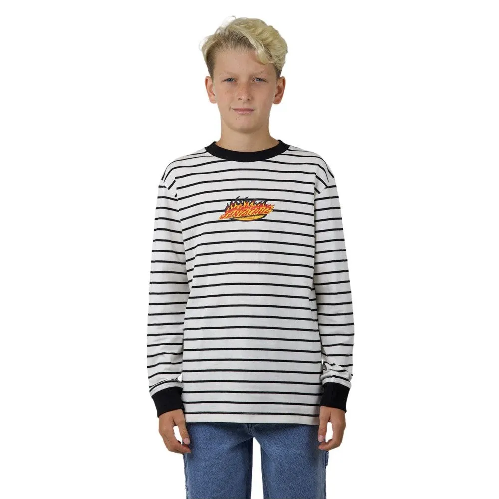 Ultimate Flame Strip Stripe L/S Tee - Kids