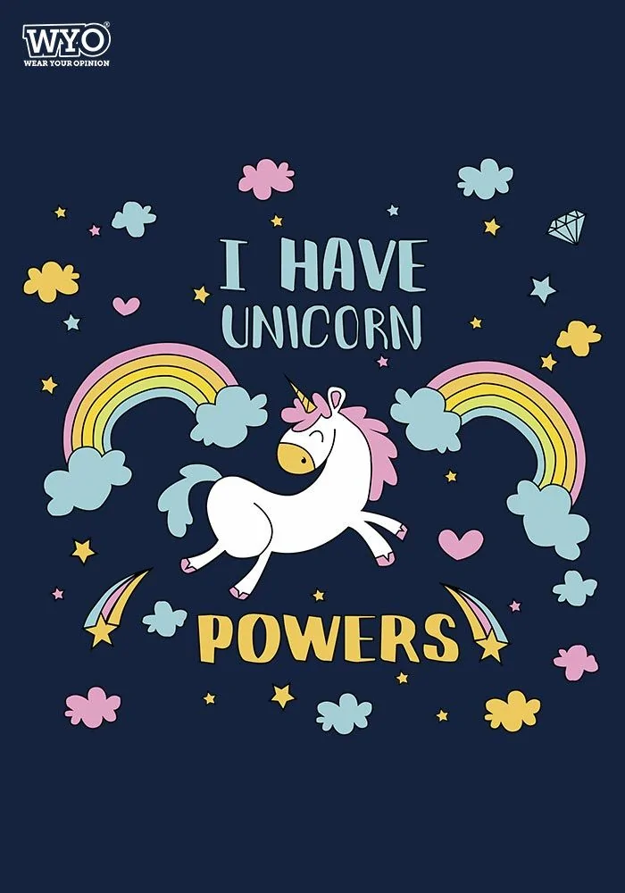 Unicorn Powers Kids T-Shirt