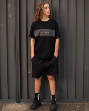 Unit - Kids Black Trestle Tee