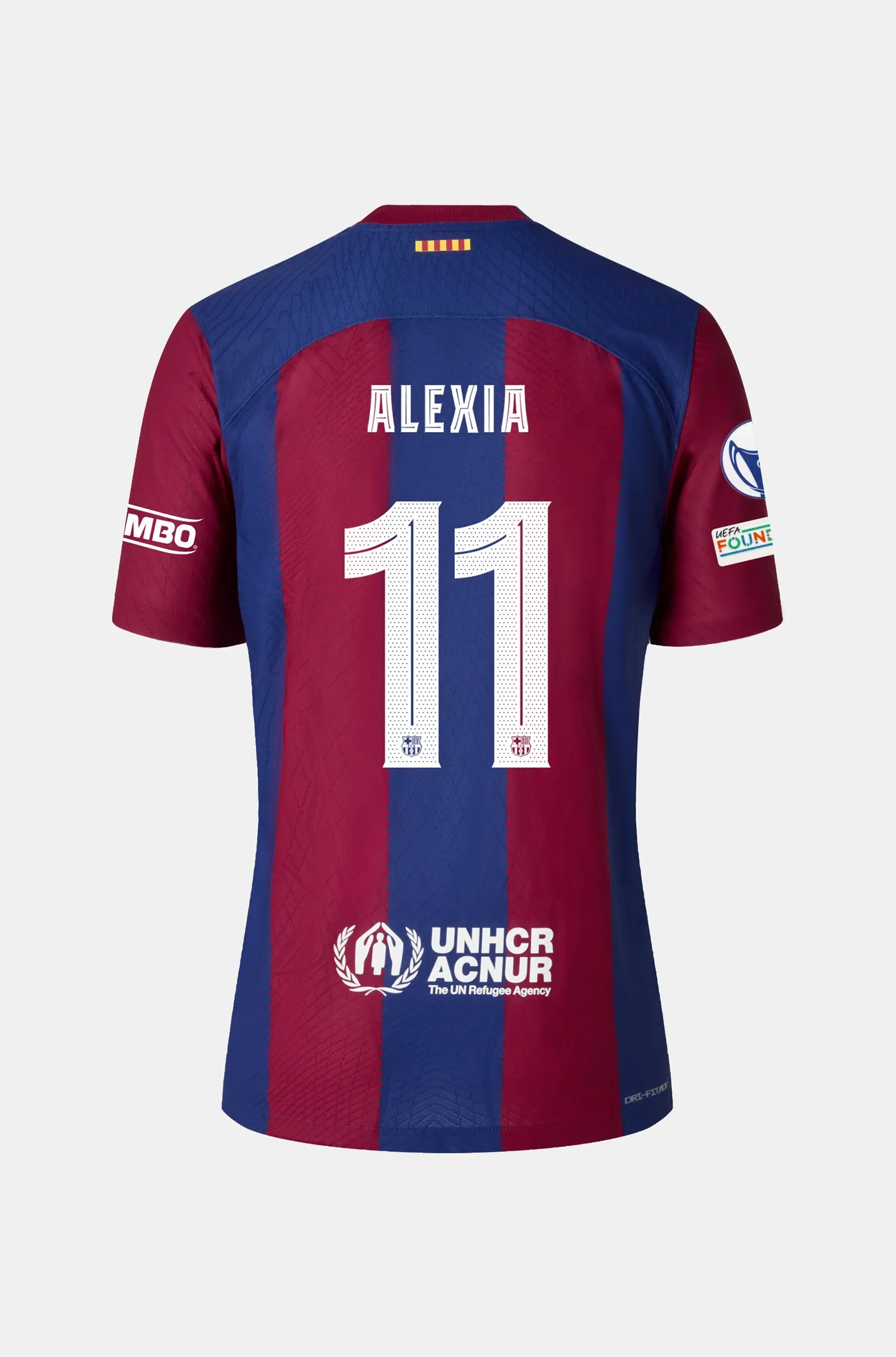 UWCL FC Barcelona 23/24 Home Shirt for Juniors - ALEXIA