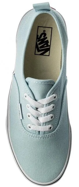 Vans Kids Authentic Elastic Lace Baby Blue/True White