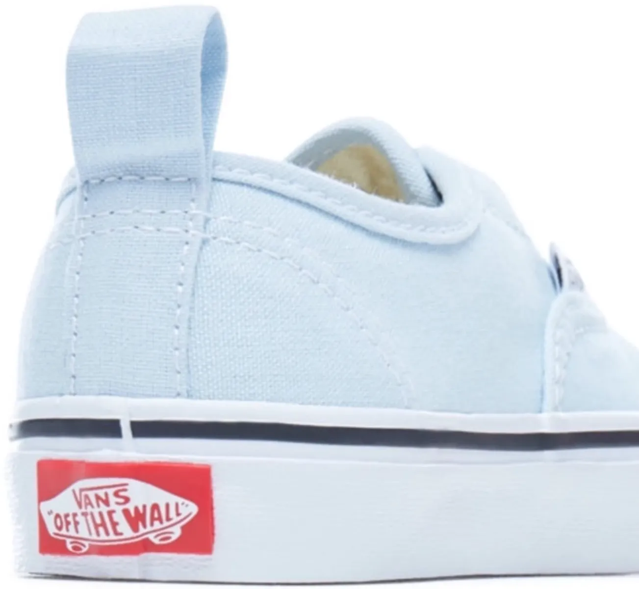 Vans Kids Authentic Elastic Lace Baby Blue/True White