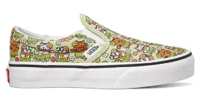 Vans Kids Classic Slip-On Aloha Animals White Jade