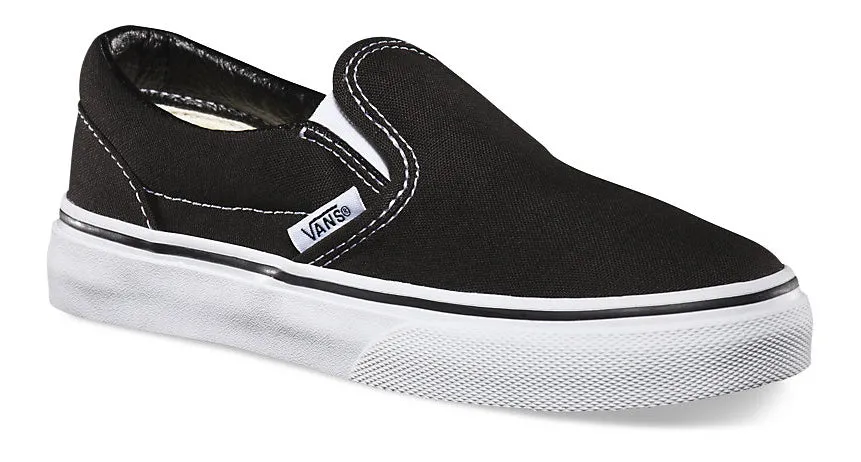 Vans Kids Classic Slip-On Black/White