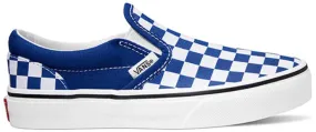 Vans Kids Classic Slip-On Checkerboard Blueprint