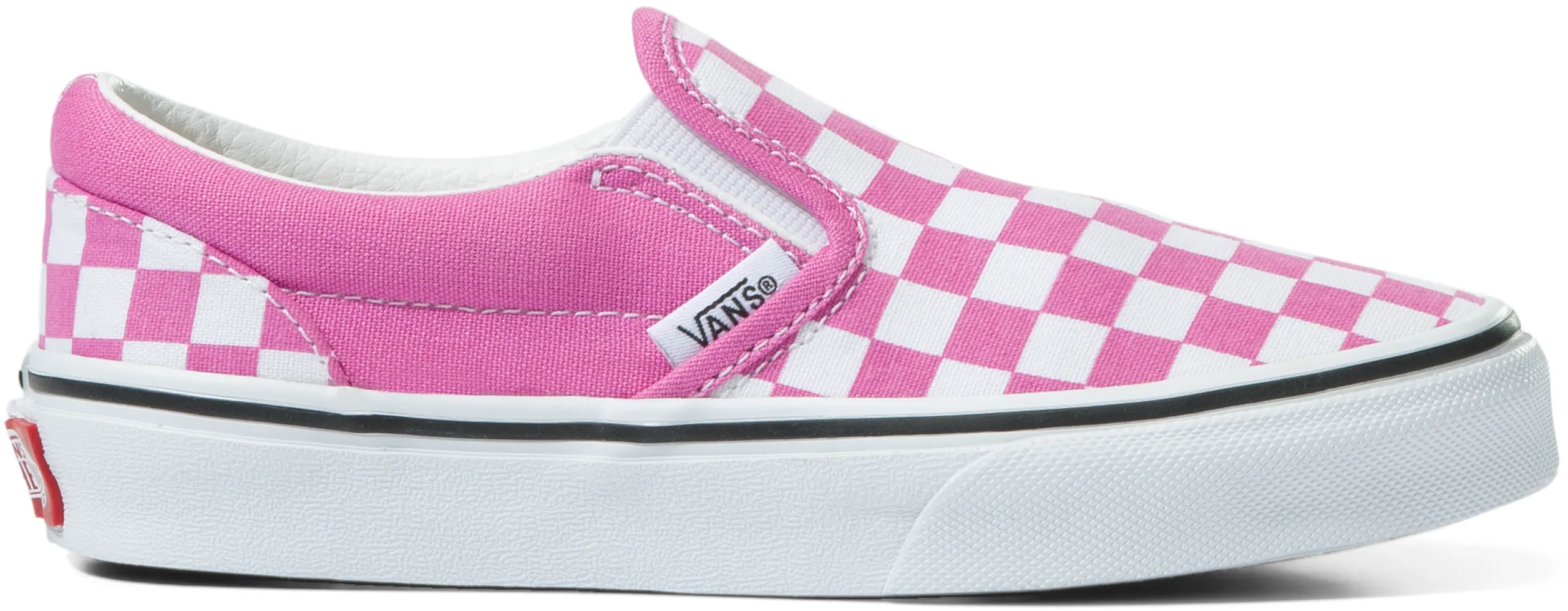 Vans Kids Classic Slip-On Checkerboard Fiji Flower