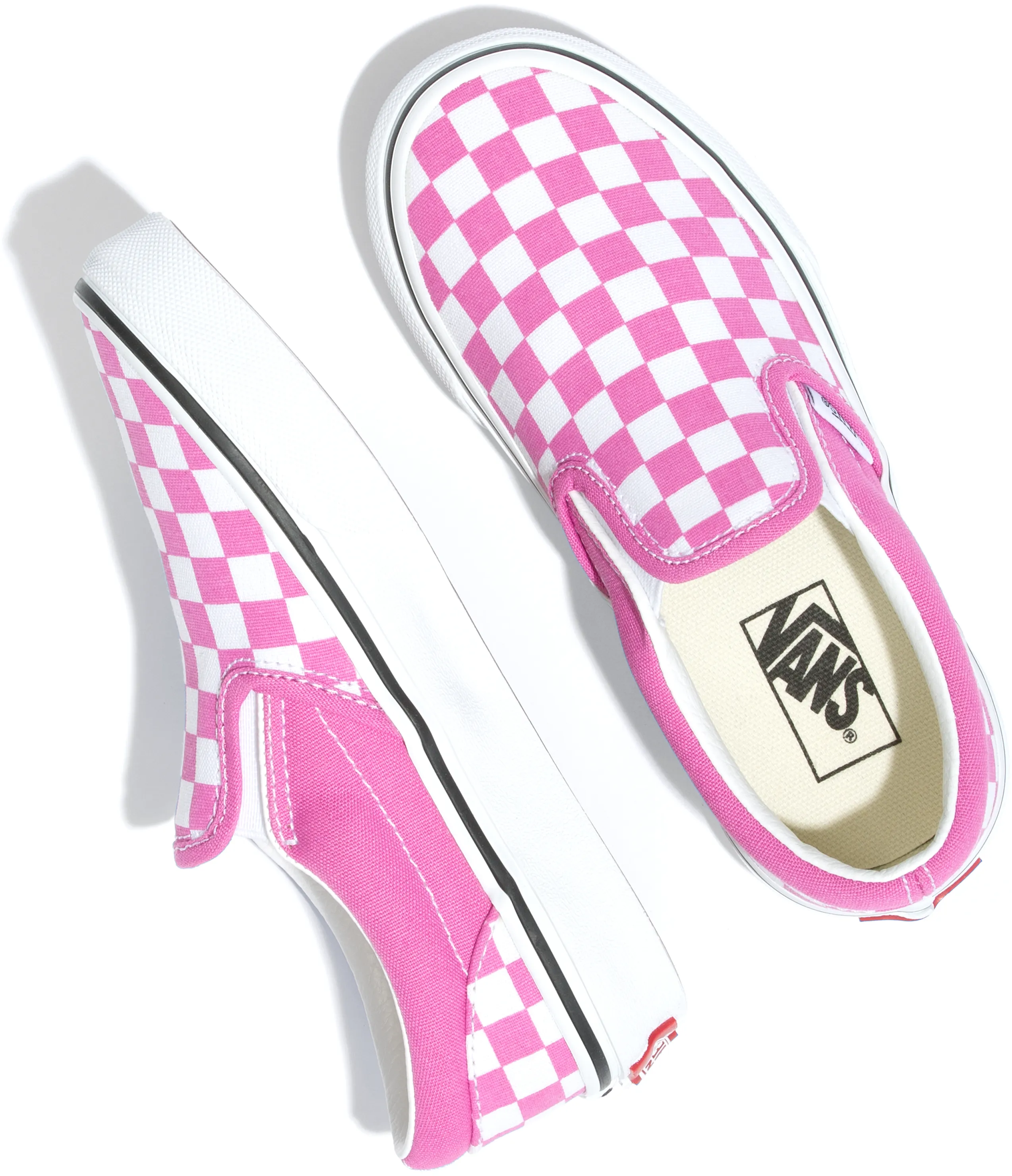 Vans Kids Classic Slip-On Checkerboard Fiji Flower