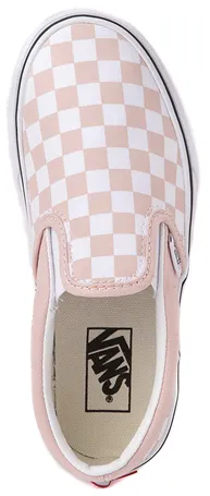 Vans Kids Classic Slip-On Checkerboard Rose Smoke