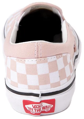 Vans Kids Classic Slip-On Checkerboard Rose Smoke