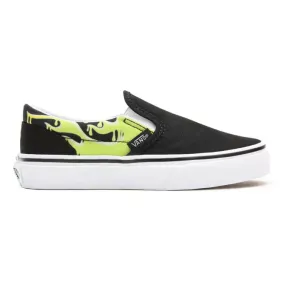 Vans Kids Classic Slip On Green Slime/Black