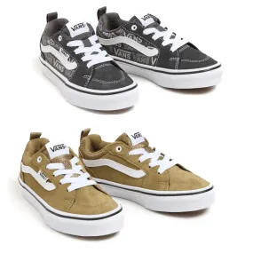 Vans Kids Filmore Low Rise Suede Canvas Trainers